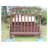 Circa 1920 Empire Revival Oak Bed