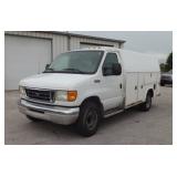 2004 E350 Super Duty Van Cab Chassis with KUV Body, 226,939 Miles, VIN:1FDSE35L24HA08814