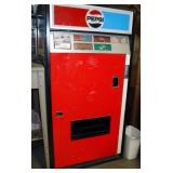 Vintage Pepsi Machine Works, With Key