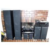 Sony Receivers and Speakers, Qty 2 Receivers, 6 Speakers