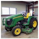 John Deere 3520 Mid Mount Mower Compact Utility Tractor 72