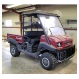 Kawasaki 4WD Mule 4010 With Power Steering 1300# Capacity, Fuel Injected, 1690 Miles, 377.5 Hours Wi