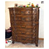 Century Furniture Vintage 5 Drawer Chest Of Drawers 50"H x 38"W x 20"D