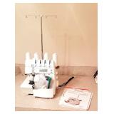 Bernina Overlocker/Serger Model 1200DA With Original Manuals, Foot Pedal, Accessory Pack And Thread