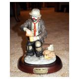 Emmett Kelly Jr. Limited Edition Collectible, "Dining Out", EKJ Signature Collection, #0375/12000, A