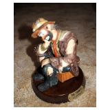 Emmett Kelly Jr. Limited Edition Collectible, "The Thinker" Porcelain Figurine, EKJ Signature Collec