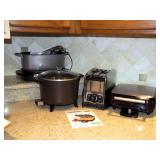 Cusinart 4-Slice Belgium Waffle Maker, HB Toaster, Presto Multicook And West Bend Versatility Cooker