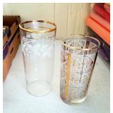 Silver Plate Flat Ware, Vintage Drinking Glasses, Spoon Rest, Coffee Cups, S & P And More