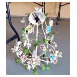 Capodimonte Style 24" 5 Light Chandelier