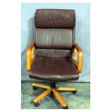 Hi-Back Tilter Rolling Office Chair, Adjustable Seat Height, 25.5"W