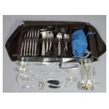 Towle STERLING Silver 92 Piece Southwind Flatware Set for 12, Includes 12 Forks, Salad Forks, Knives
