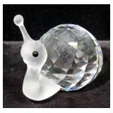 Swarovski Crystal Swans, Qty 3, #7633 Large and Medium Swans, and #7658 Small Swan, All 3 Include Or