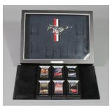 Ford Mustang "Generations of Muscle" Zippo Lighter Collection, Qty 6 Lighters, with Display Box
