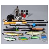 Fishing / Nautical Novelty Lighter Collection, Qty 15, Fishing Rods, Fish, Lighthouses and Ship Whee