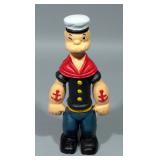 Cast Iron Popeye the Sailor Man Coin Bank, 9"H