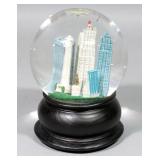 Kansas City Musical Water Globe, Plays "As Time Goes By", New in Box
