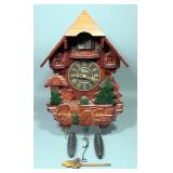 The Time Co Quartz Cuckoo Clock, 12.5"W x 18"H