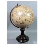 Hondius Globe with Traditional Stand, Screw on Bottom for Mounting