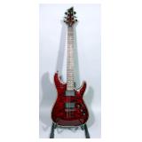 Schector Diamond Series Hellraiser 6-String Electric Guitar, Black Cherry Finish, with Case