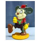 Cast Iron Comical German Mouse Doorstop, 9.5"H