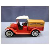 Diecast Coin Banks, Qty 5, Liberty Classics Genesis Gasolines, Pepsi, Liberty Classics Pioneer Airpo