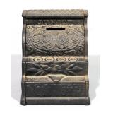 Junior Cast Iron Cash Register Coin Bank, 4.5"W x 5"H