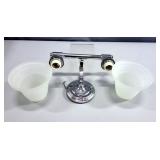 Yosemite Home Decor Bathroom Vnity Series 2 Light Incadescent Light Fixture, Model 5922CH, Chrome