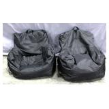 Pair of Big Maxx Bean Bag Chairs, 25"W x 27"H