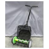 Master Craft 14" Reel Lawn Mower with Sweeper Bag