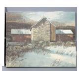 Stephen P Hamrick "Getting Warm" Limited Edition #337/999 Pencil Signed Print, 28" x 16.5" and Eric 