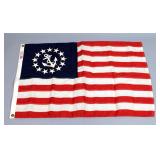 Annin 20" x 30" Yacht Ensign Nautical Boat Sailing Flag, and United States Coast Guard Captain
