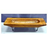 CBK Inspired Home Heavy Carved Wood Centerpiece, 30"L, and (3) Picture Frames