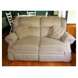 Upholstered Dual Recliner 39"x 60" x 40"