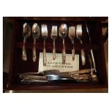 Rogers Bros. Silver Plated 8-Piece Setting And Serving Flatware Including Qty. 18