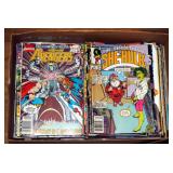 Large Assortment Of Marvel and DC Comic Books Including; Avengers, Dare Devil, Iron Man, Sleep Walke