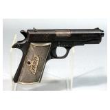 Rare Armas Trejo Model 3 Pistol, .380, SN# 9763, Elduke Grips