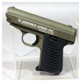 Jimenez Arms Model J.A. 380 Pistol, .380 Auto, SN# 418452, Cerakote Sniper Green, Includes Box & Pap
