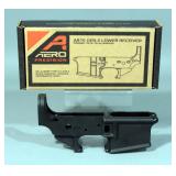 Aero Precision X15 AR15 Gen 2 Hard Anodized Black 7075-T6 Forged Aluminum Stripped Lower Receiver, M