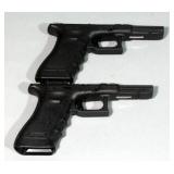 Glock G17 / G22 Complete Frames w/ Small Parts, Qty 2, SN#