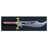 Chipaway CW-124FW Tomb Raider Bowie Knife with Sheath, 19"L, and Crocodile Bowie Knife with Sheath, 