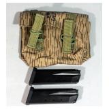 Ruger SR45 .45 ACP 10-Round Magazines, Qty 2, in Mag Pouch