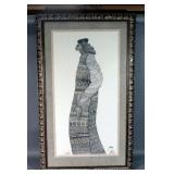 Charles A Bibbs "Pattern Of Life" 37/200 Artist Print, Signed, Framed and Matted, 46.5" x 28"