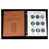 Complete 32 Piece Album Eisenhower Dollars, 1971-1978 , Some Proofs