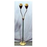 Vintage Double Goose Neck Floor Lamp, 45.5"H Base