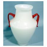 Art Glass Vases & More, Qty 10, Sasaki Handcrafted Blue Crystal Vase, Teal Circle Vase, Vase w/ Susp