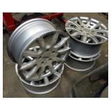 Used Matching Elbrus 15" Aluminum Wheels, Qty. 4