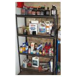 Metal Shelf 60" x 36" x 18" Including Amsoil Motor Oil, European Car Formula, Coolant Boost, Carb & 