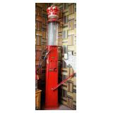 Vintage Crown Top Visible Gas Pump By Butler Manufacturing Company