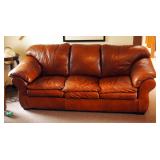 Leather Sofa 42" x 88" x 36"