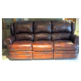 Lane Reclining Leather Sofa 40" x 81" x 35"